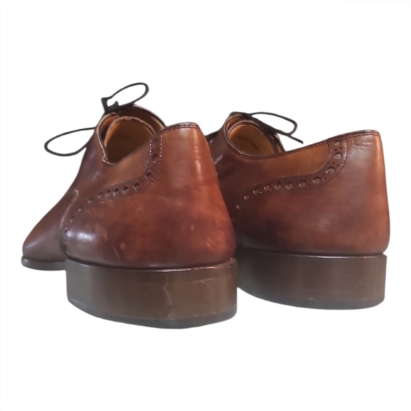 MAGNANNI | Brown Cap-Toe Oxford Dress Shoes – Men’s Size 12